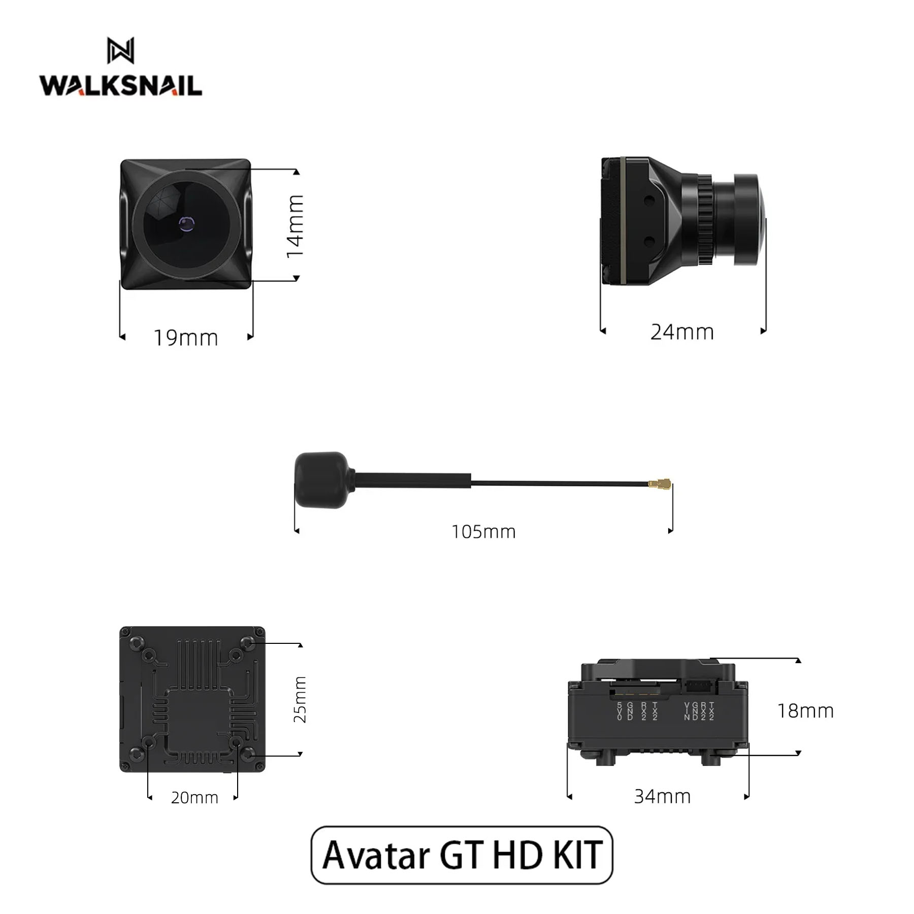 Walksnail Avatar GT HD KIT 2W  - Drone Racing Vtx recensione e prezzo