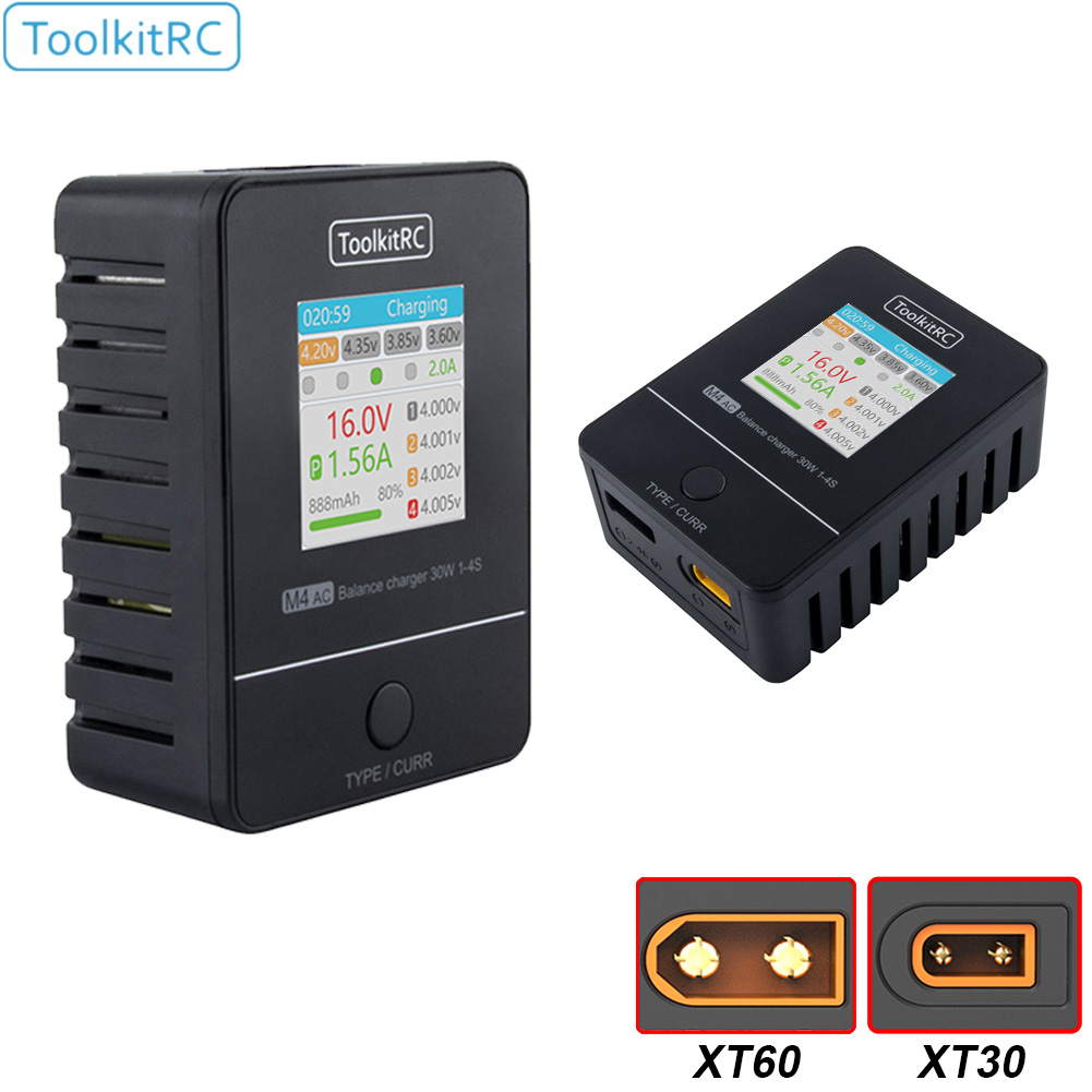 ToolkitRC M4AC 30W LiPO LiFE L - Drone Racing Charger recensione e prezzo