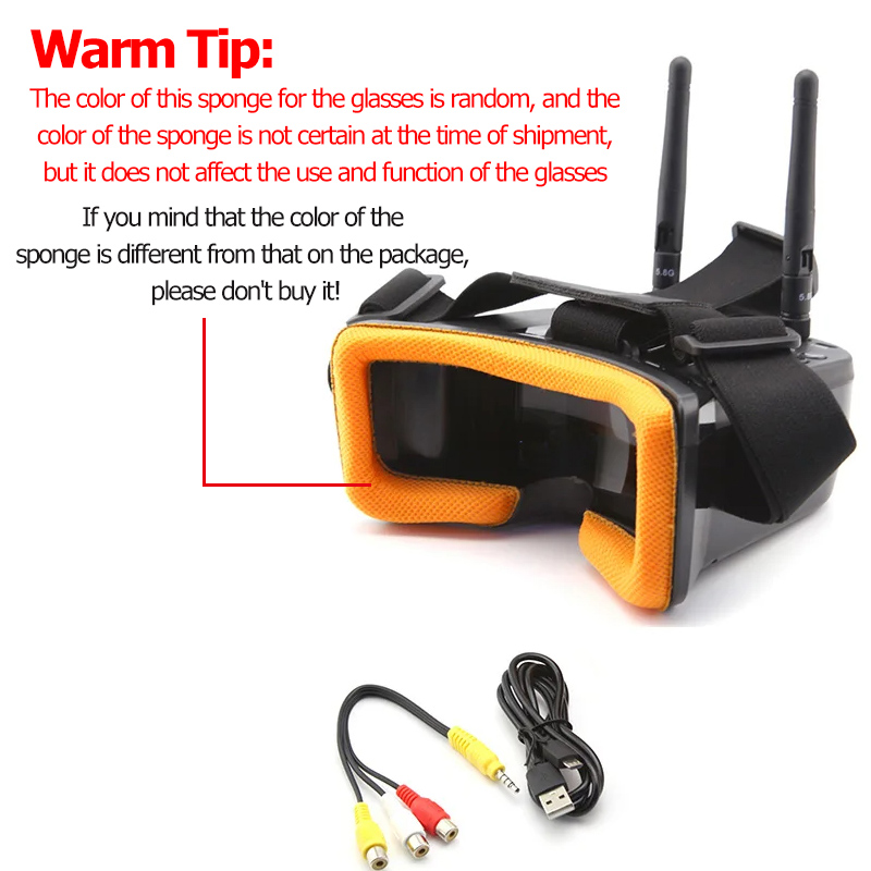 VR009 Occhiali video FPV Scher - Drone Racing Goggles recensione e prezzo